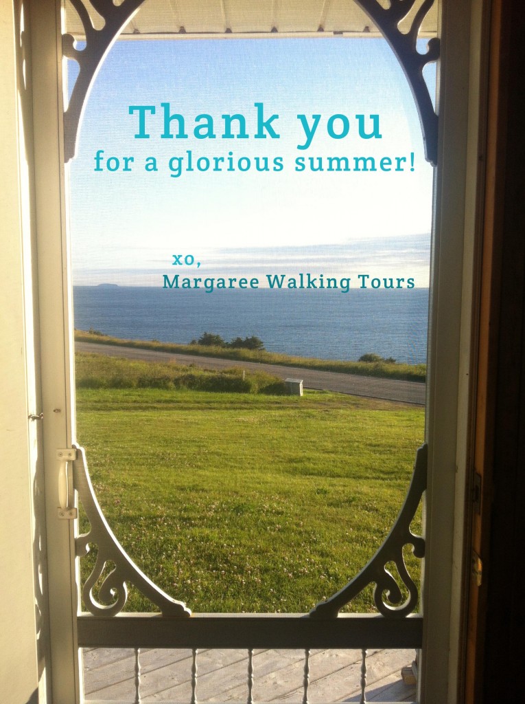 Thanks from Margaree Walking Tours